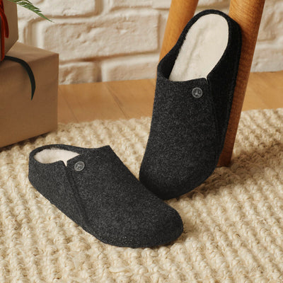 Birkenstock Men's Zermatt Shearling in Black