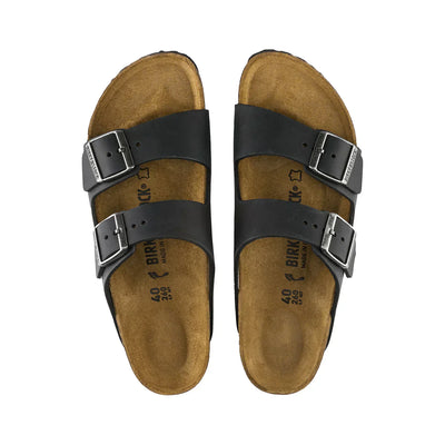 Arizona Black Oiled Leather Narrow