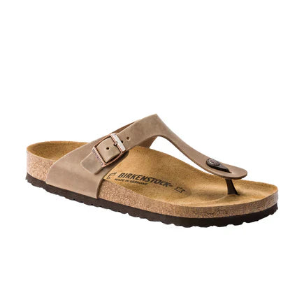 Gizeh Tabacco Brown Oiled Leather Narrow